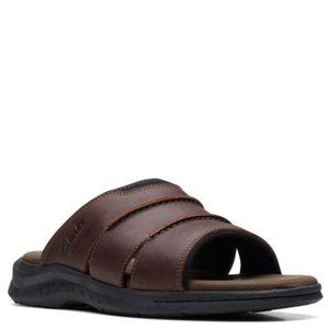 Mens Clarks Walkford Fisherman Sandal - Brown Leather, Size 10.5 US 261717947095 Mens Clarks Walkford Fisherman Sandal - Brown Leather, Size  main image 4